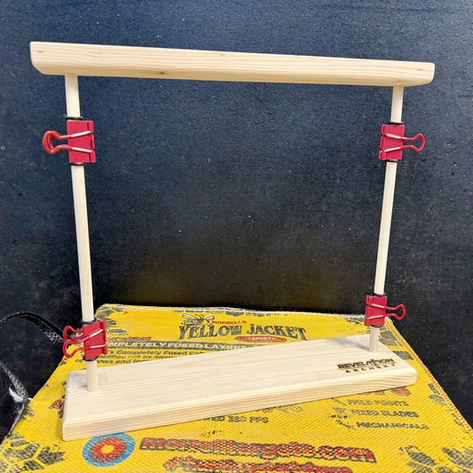 Revelation Archery paper tuner flat on target
